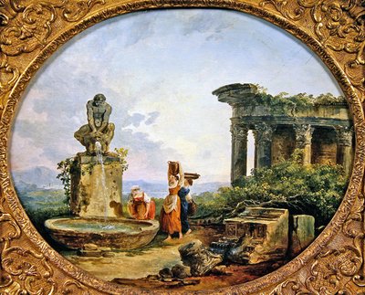 La Fontaine - Hubert Robert