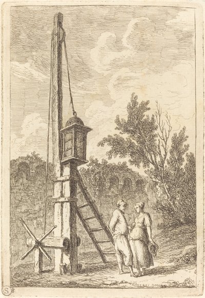 La poste - Hubert Robert