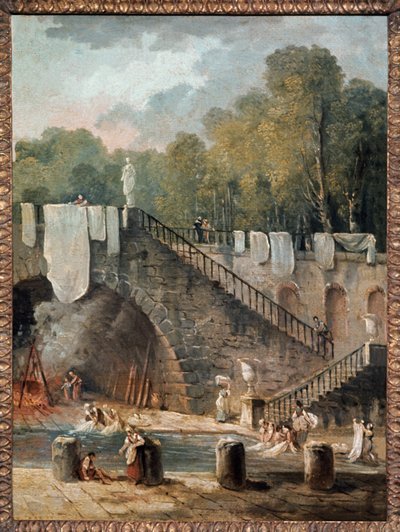 La lessive - Hubert Robert