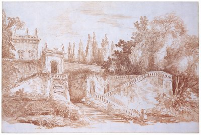 Vue des jardins de la Villa Mattei - Hubert Robert