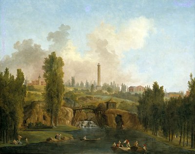 Vue du parc de Méréville - Hubert Robert