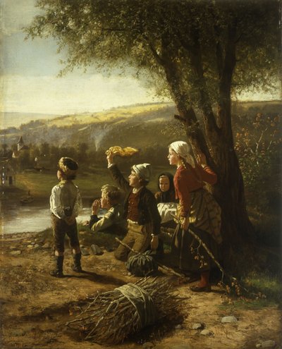 Appel pour le ferry, 1871 - Hubert Salentin