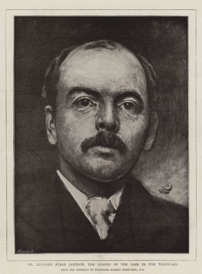 Dr Leander Starr Jameson, le chef du raid au Transvaal - Hubert von Herkomer