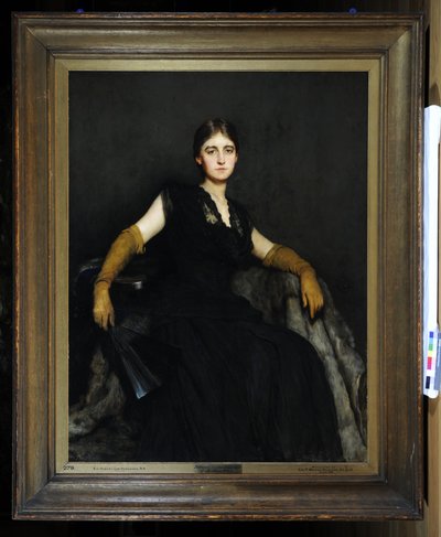 Envoûtée, ou Dame en Noir - Hubert von Herkomer