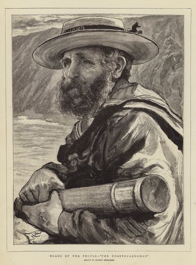 Les têtes du peuple, le garde-côte - Hubert von Herkomer