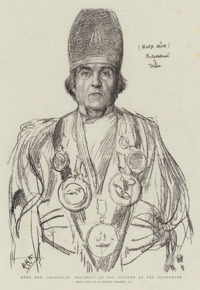 Hwfa Mon, Archidruide, Président du Gorsedd à l