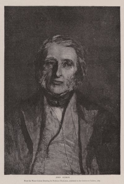 John Ruskin - Hubert von Herkomer