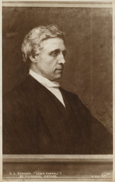Lewis Carroll (1832-1898), écrivain anglais - Hubert von Herkomer