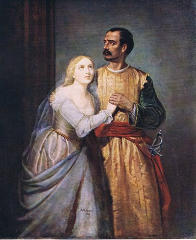 Othello et Desdémone - Hubert von Herkomer