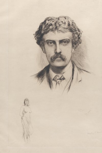 Portrait de Cecil Lawson, 1882 - Hubert von Herkomer