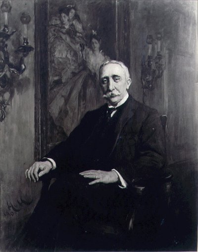 Portrait de Sir Carl Meyer vers 1910 - Hubert von Herkomer