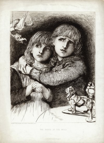 Les Enfants dans les bois - Hubert von Herkomer