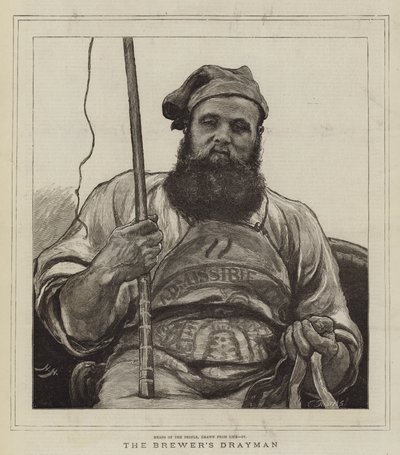 Le charretier du brasseur - Hubert von Herkomer