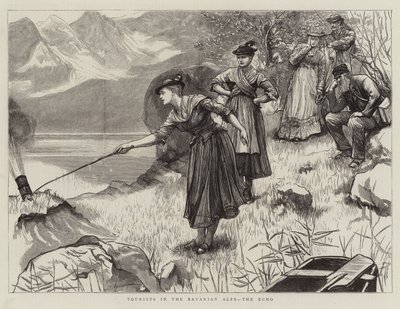 Touristes dans les Alpes bavaroises, l