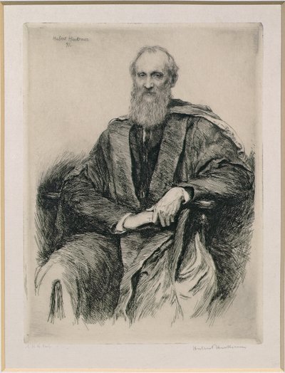William Thomson, 1er Baron Kelvin (1824-1907) mathématicien et physicien britannique, 1891 - Hubert von Herkomer