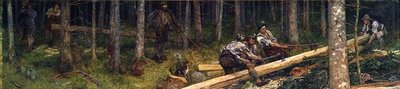 Bûcherons - Hubert von Herkomer