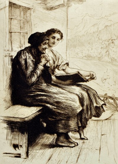 Mots de réconfort, c.1879 - Hubert von Herkomer