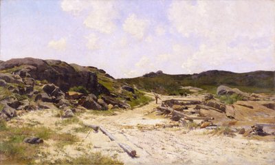 Plage du phare, Annisquam, vers 1887 - Hugh Bolton Jones