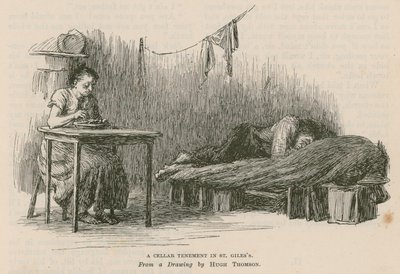 Un logement en sous-sol à St Giles, Londres - Hugh Thomson