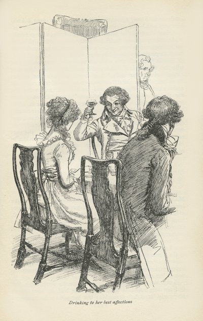 Buvant à ses meilleures affections, 1896 - Hugh Thomson
