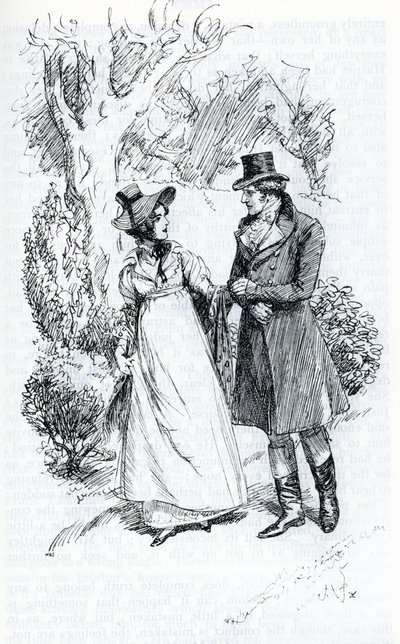 "Emma et Mr Knightley" (illustration) - Hugh Thomson