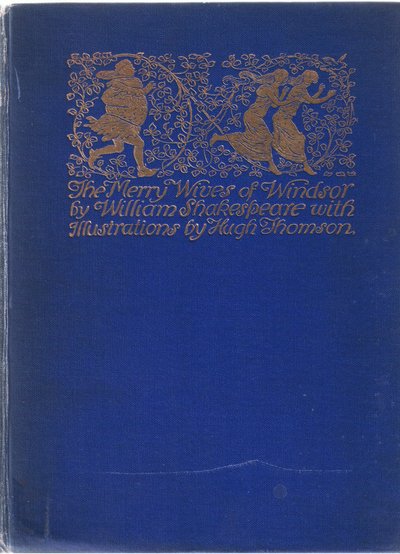 Conception de la couverture avant (illustration de Les Joyeuses Commères de Windsor) - Hugh Thomson