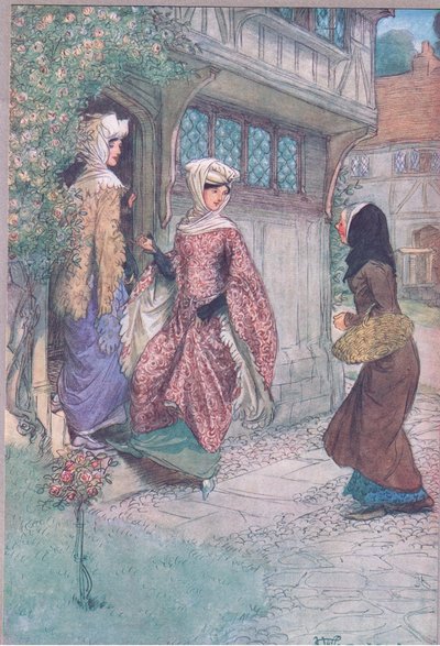 Venez avec nous et voyez (illustration de Les Joyeuses Commères de Windsor) - Hugh Thomson