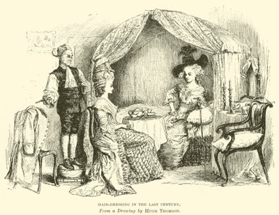 Coiffure au siècle dernier - Hugh Thomson