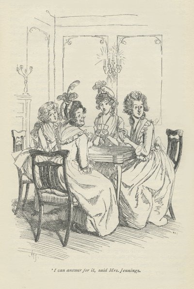 Je peux en répondre, dit Mme Jennings, 1896 - Hugh Thomson