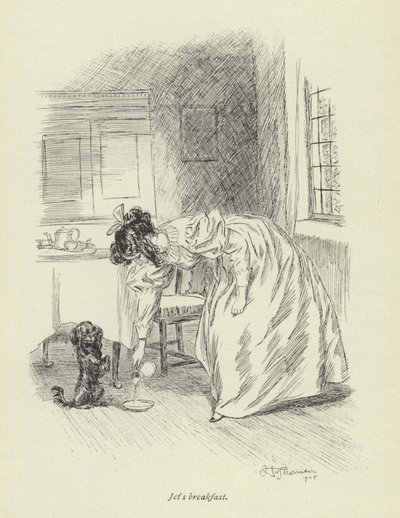 Illustration pour Amos Barton par George Eliot - Hugh Thomson