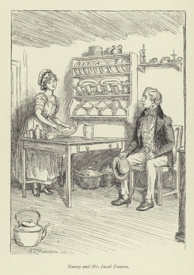 Illustration pour Amos Barton par George Eliot - Hugh Thomson