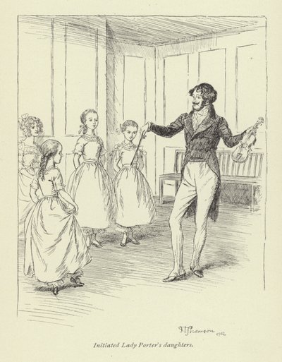 Illustration pour Amos Barton par George Eliot - Hugh Thomson