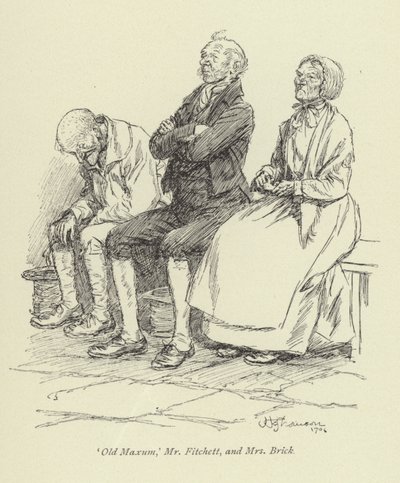 Illustration pour Amos Barton de George Eliot - Hugh Thomson