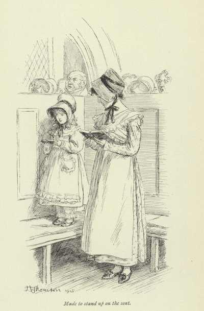 Illustration pour Amos Barton de George Eliot - Hugh Thomson