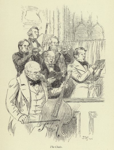 Illustration pour Amos Barton de George Eliot - Hugh Thomson