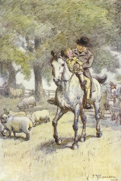 Illustration pour Amos Barton de George Eliot - Hugh Thomson
