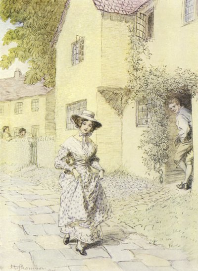 Illustration pour Amos Barton de George Eliot - Hugh Thomson