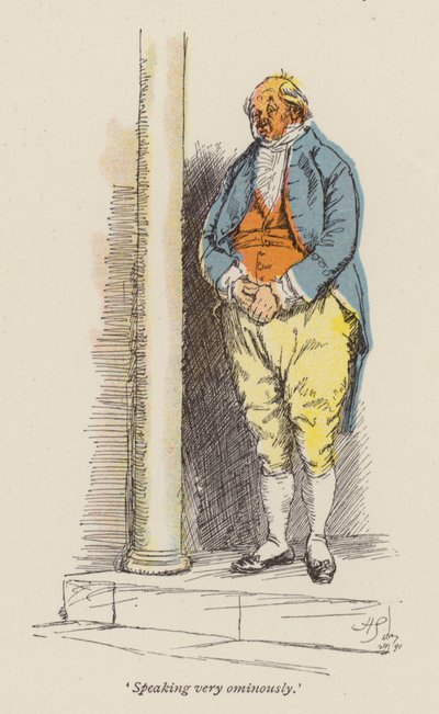 Illustration pour Cranford de Mrs Gaskell - Hugh Thomson