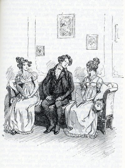 Illustration pour "Emma" de Jane Austen - Hugh Thomson
