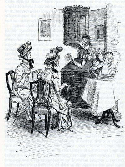 Illustration pour "Emma" de Jane Austen - Hugh Thomson