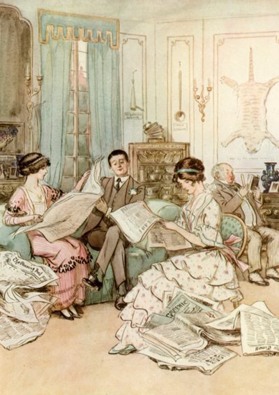 Illustration pour Le Admirable Crichton de J M Barrie - Hugh Thomson