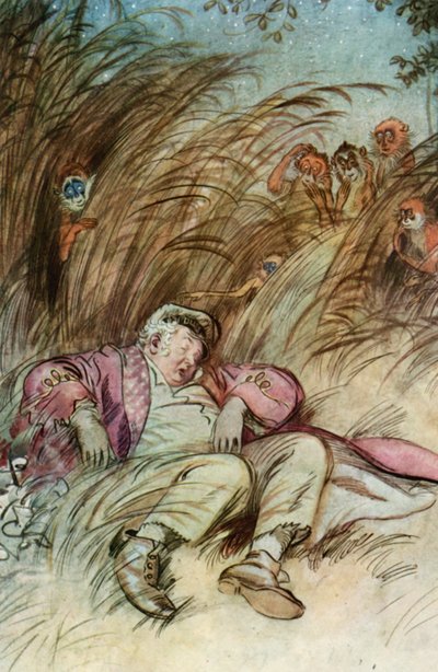 Illustration pour Le Admirable Crichton de J M Barrie - Hugh Thomson