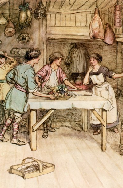 Illustration pour J M Barries The Admirable Crichton - Hugh Thomson