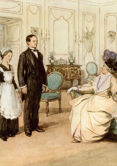 Illustration pour J M Barries The Admirable Crichton - Hugh Thomson