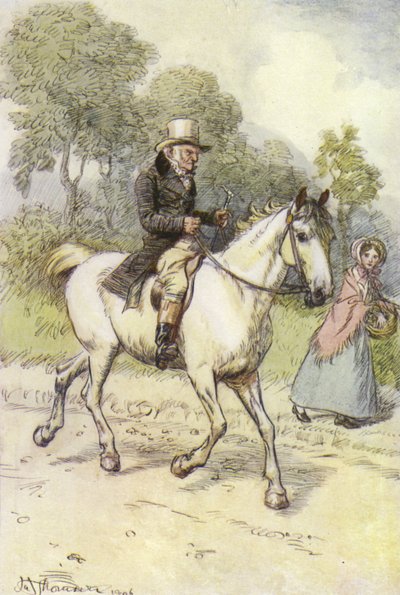 Illustration pour Le Repentir de Janet de George Eliot - Hugh Thomson