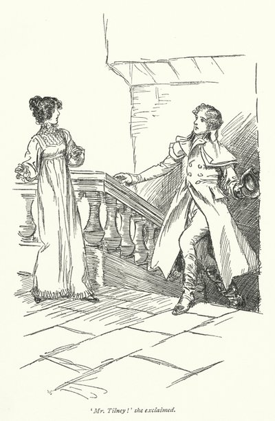 Illustration pour Northanger Abbey de Jane Austen - Hugh Thomson