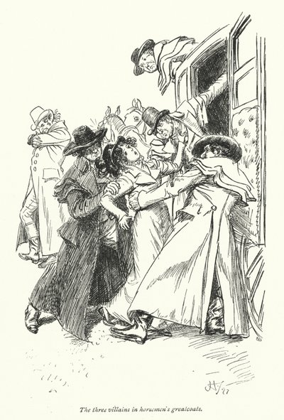 Illustration pour Northanger Abbey de Jane Austen - Hugh Thomson