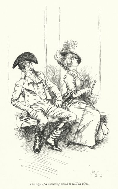 Illustration pour Northanger Abbey de Jane Austen - Hugh Thomson