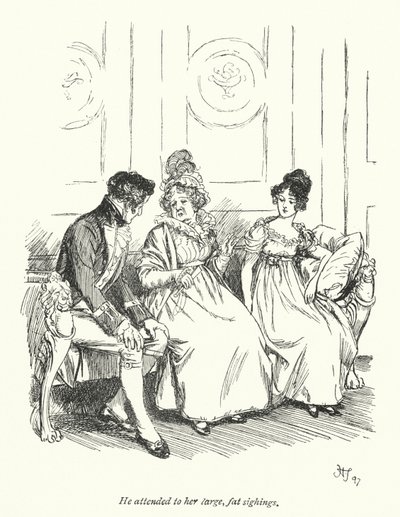 Illustration pour Persuasion de Jane Austen - Hugh Thomson