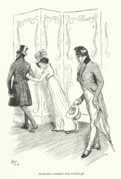 Illustration pour Persuasion de Jane Austen - Hugh Thomson